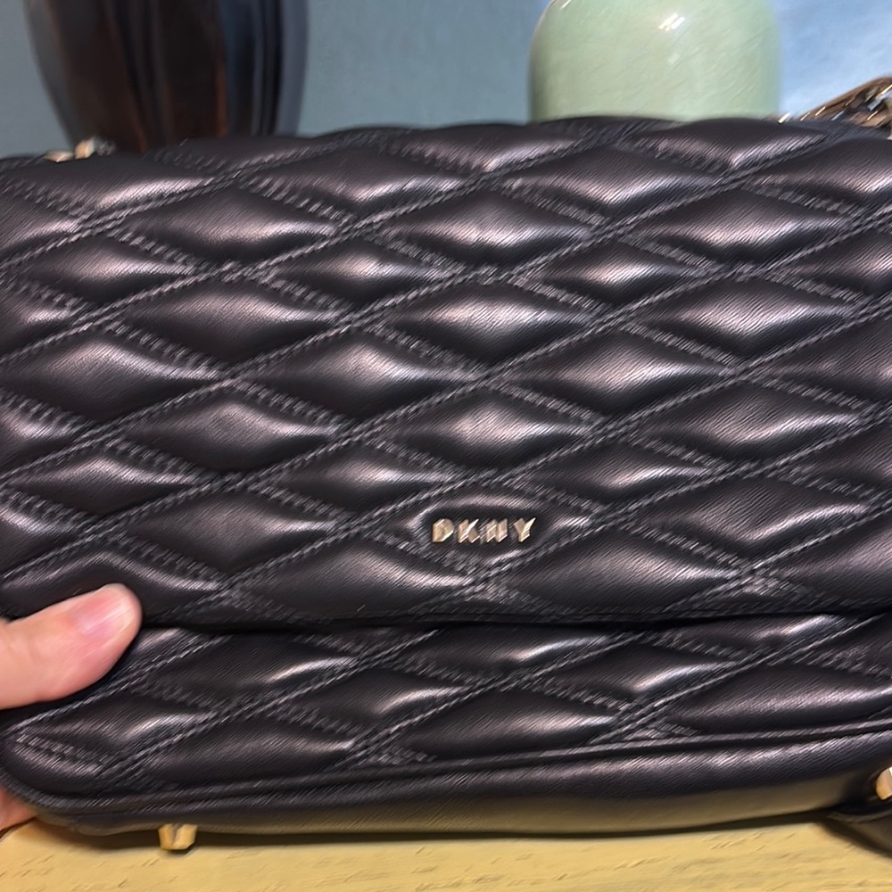 DKNY Quilted Black Crossbody Bag